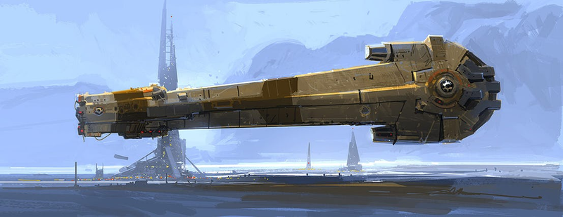 Illustration for article titled Estos son los extraños diseños que pudo haber tenido el Halcón Milenario en Solo: A Star Wars Story
